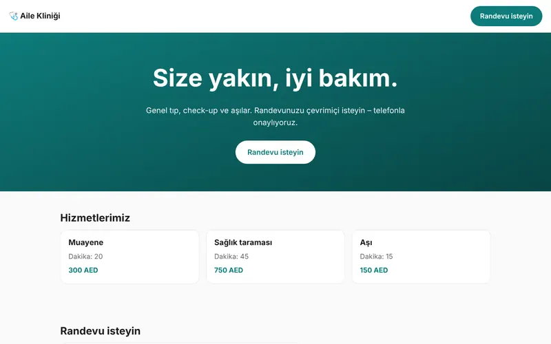 Aile Kliniği