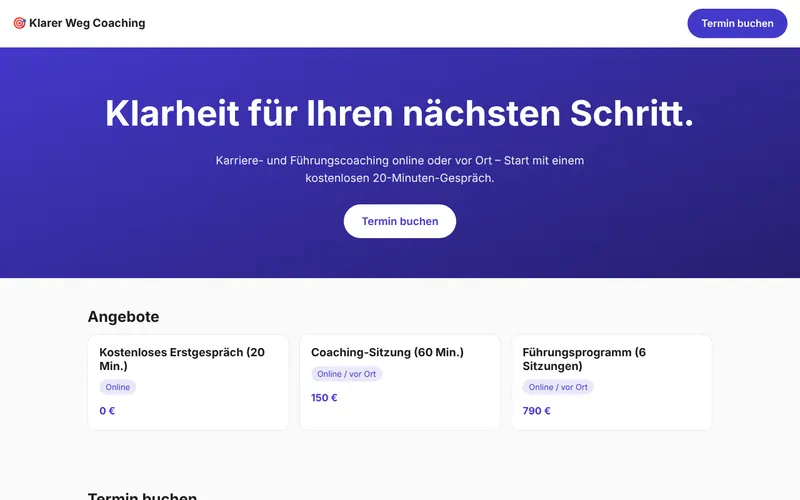 Klarer Weg Coaching