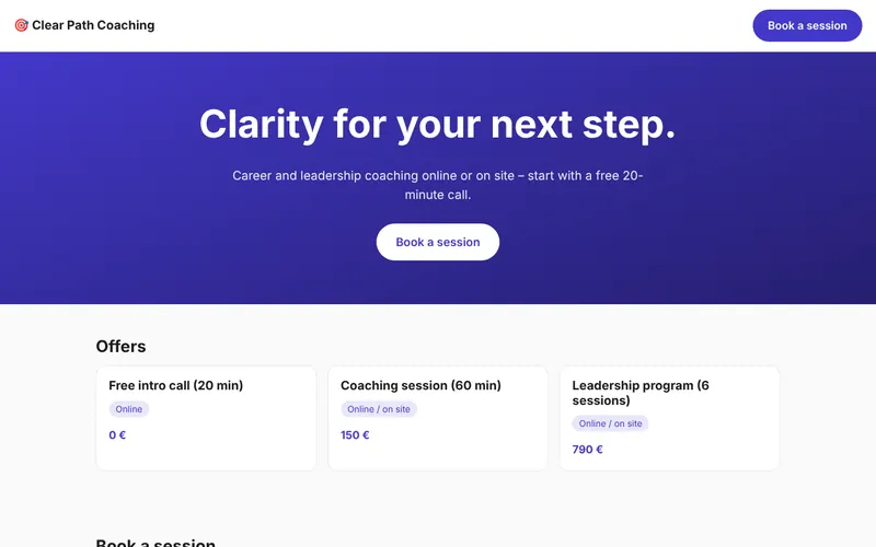 Clear Path Coaching