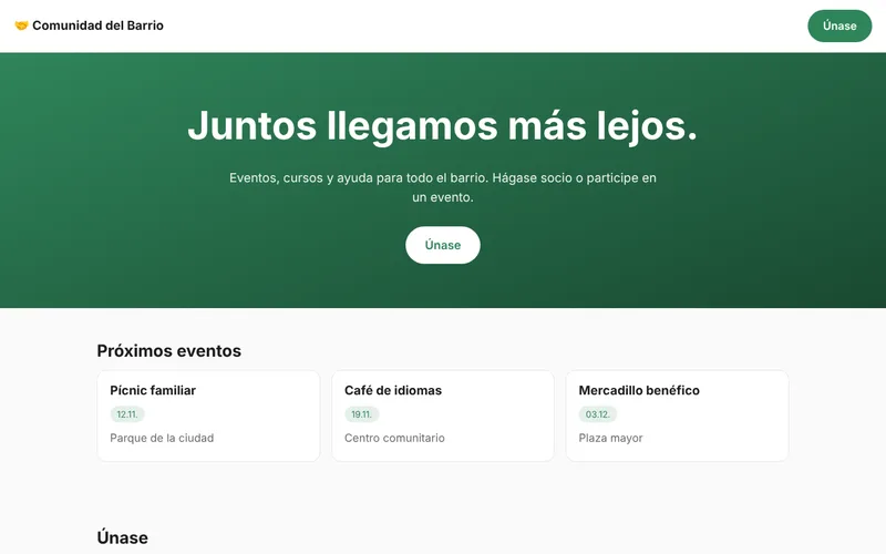 Comunidad del Barrio