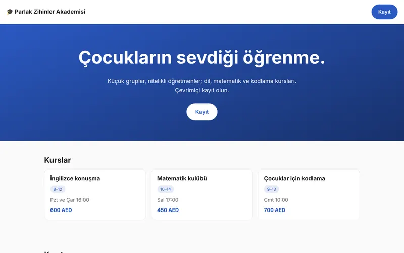 Parlak Zihinler Akademisi